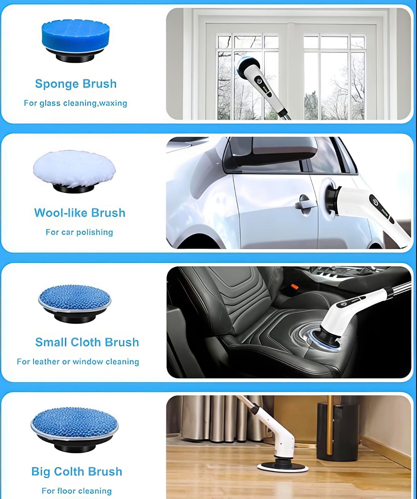 Electric Spin Scrubber – Powerful Bathroom Cleaning Brush